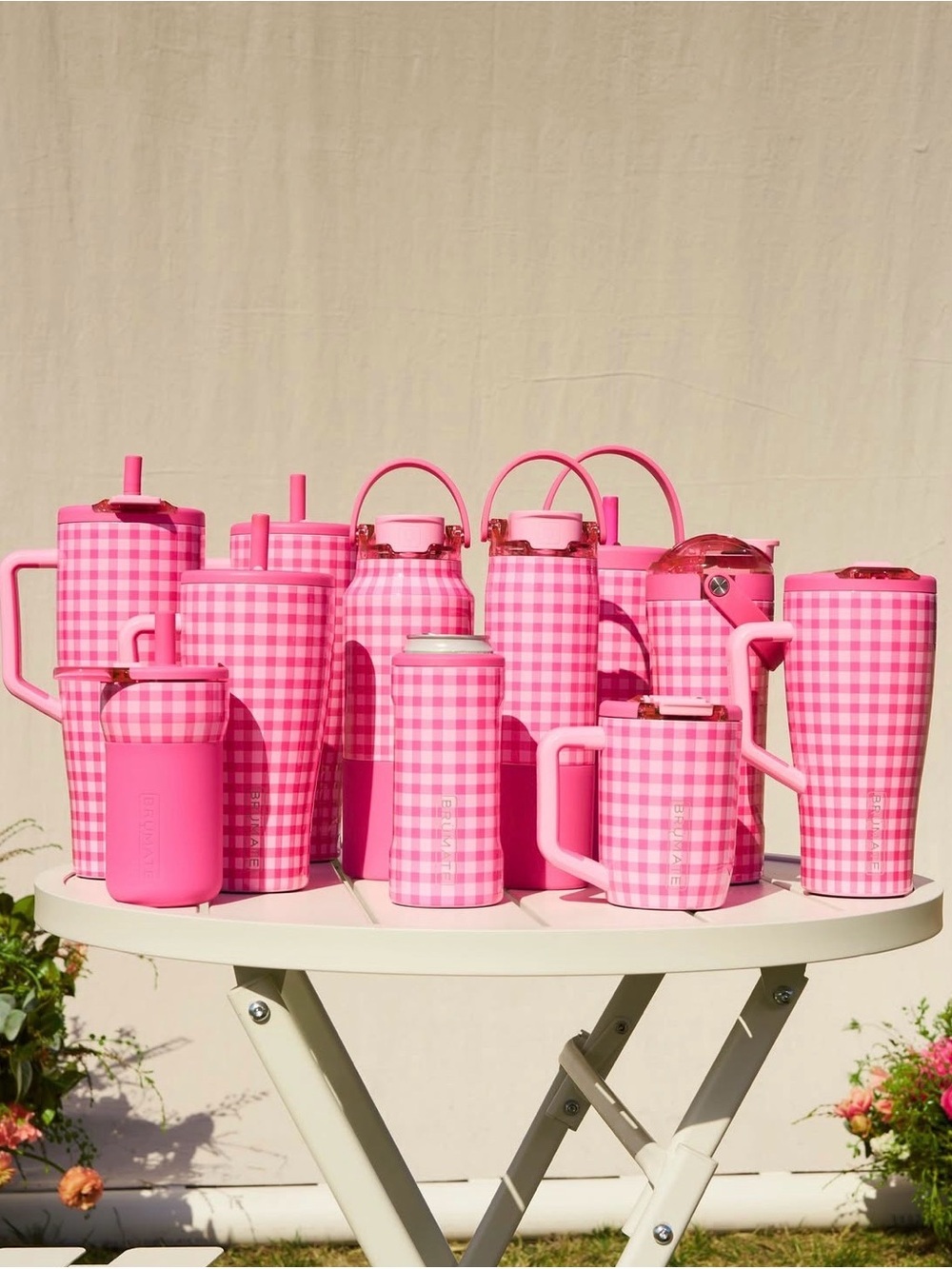 NIB • Brumate x Madi Nelson Pink Gingham Resa 35oz Tumbler • SOLD OUT - Picture 9 of 16
